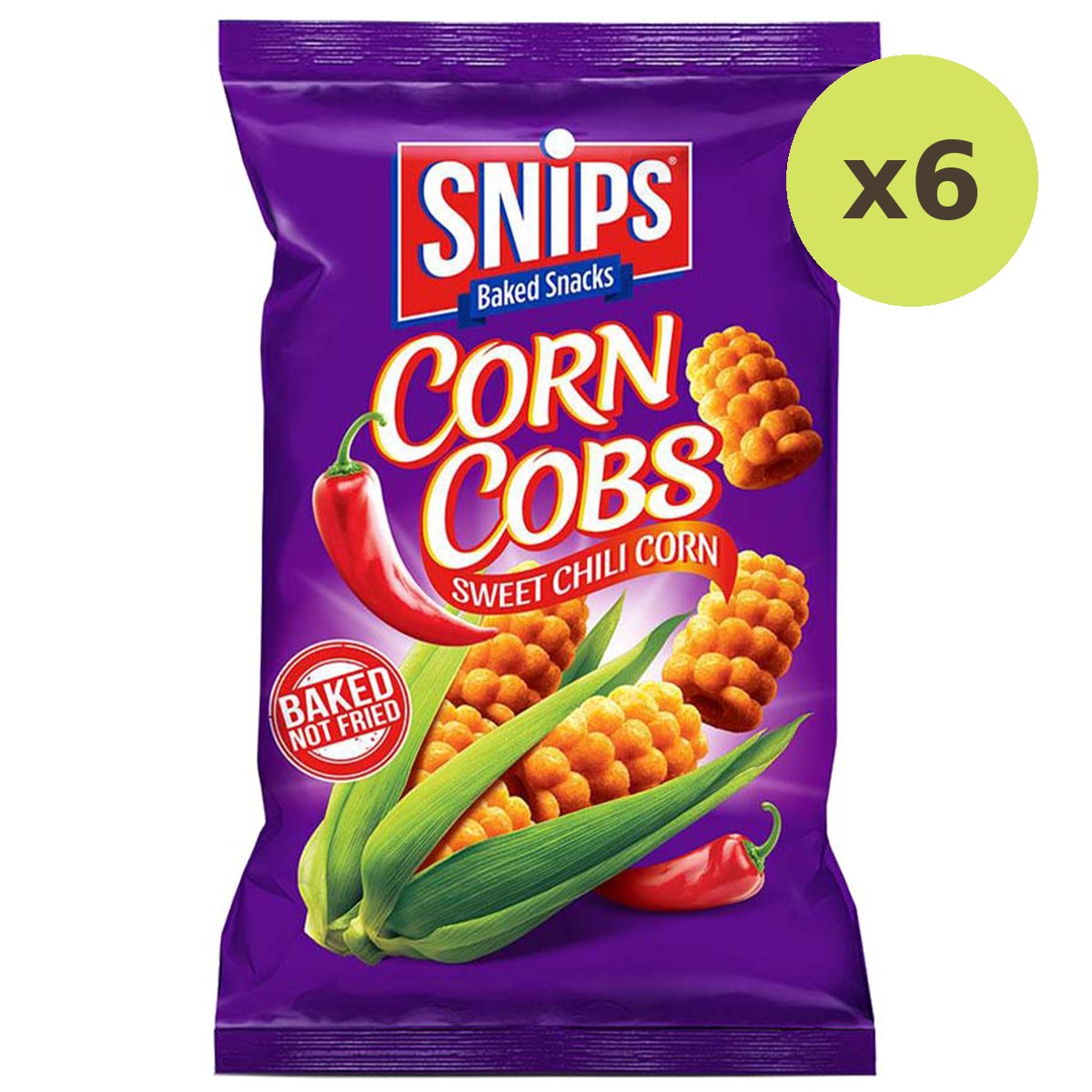 Snips Corn Cobs Sweet Chili Corn