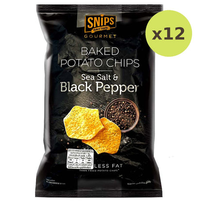 Snips Potato Chips Sea Salt And Black Pepper
