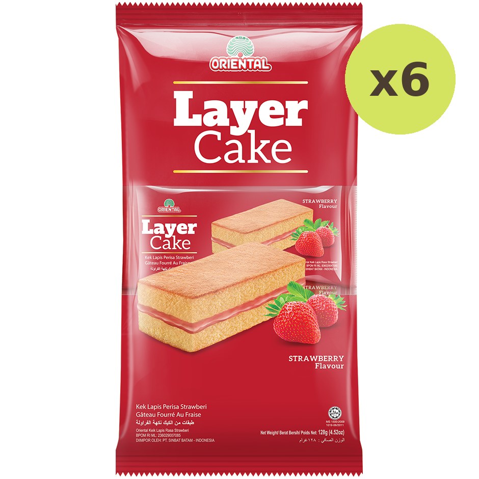 Oriental Layer Cake Strawberry