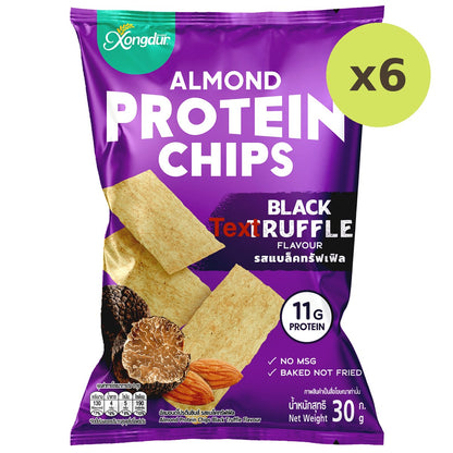 Xongdur Almond Protein Chips Black Truffle Flavour