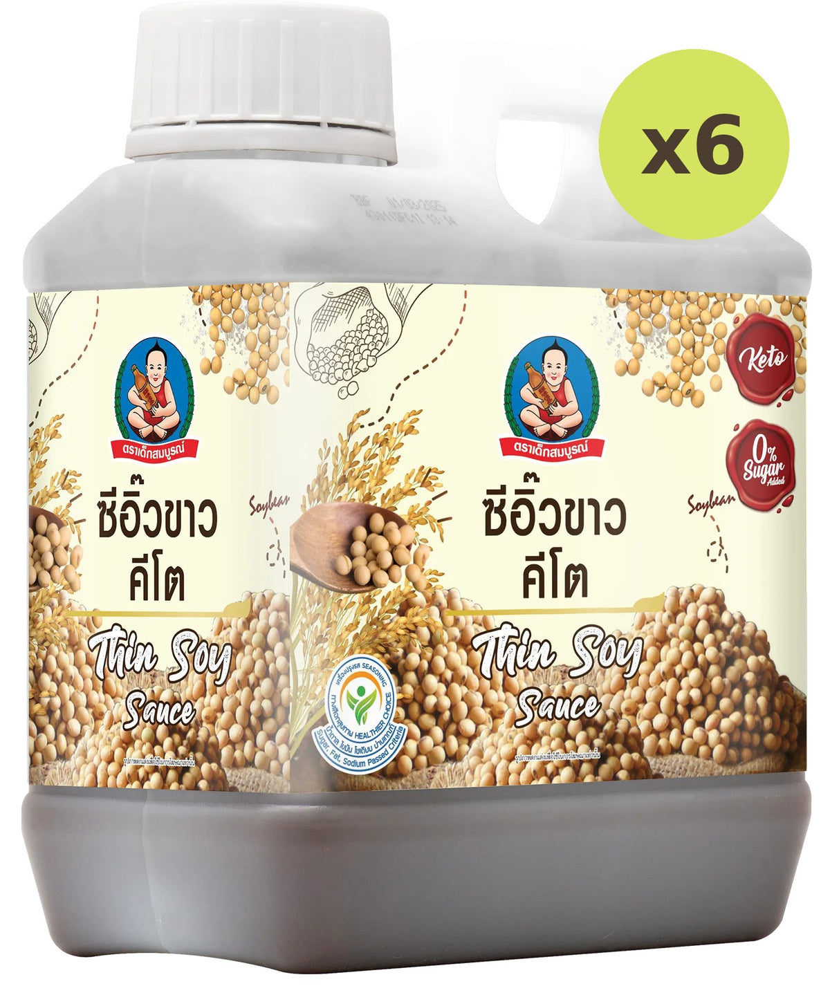 Deksomboon Thin Soy Sauce Keto 1000ml