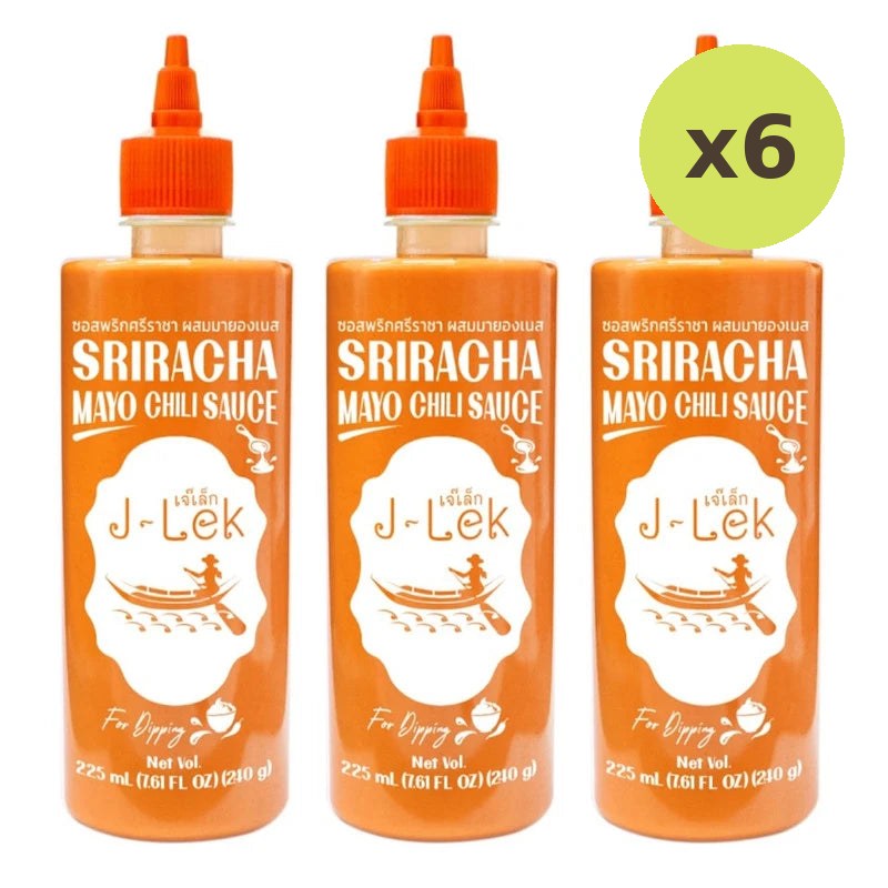 J-lek Sriracha Chili Sauce Mixed With Mayonnaise Bottles 240g
