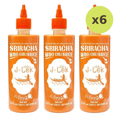J-lek Sriracha Chili Sauce Mixed With Mayonnaise Bottles 240g
