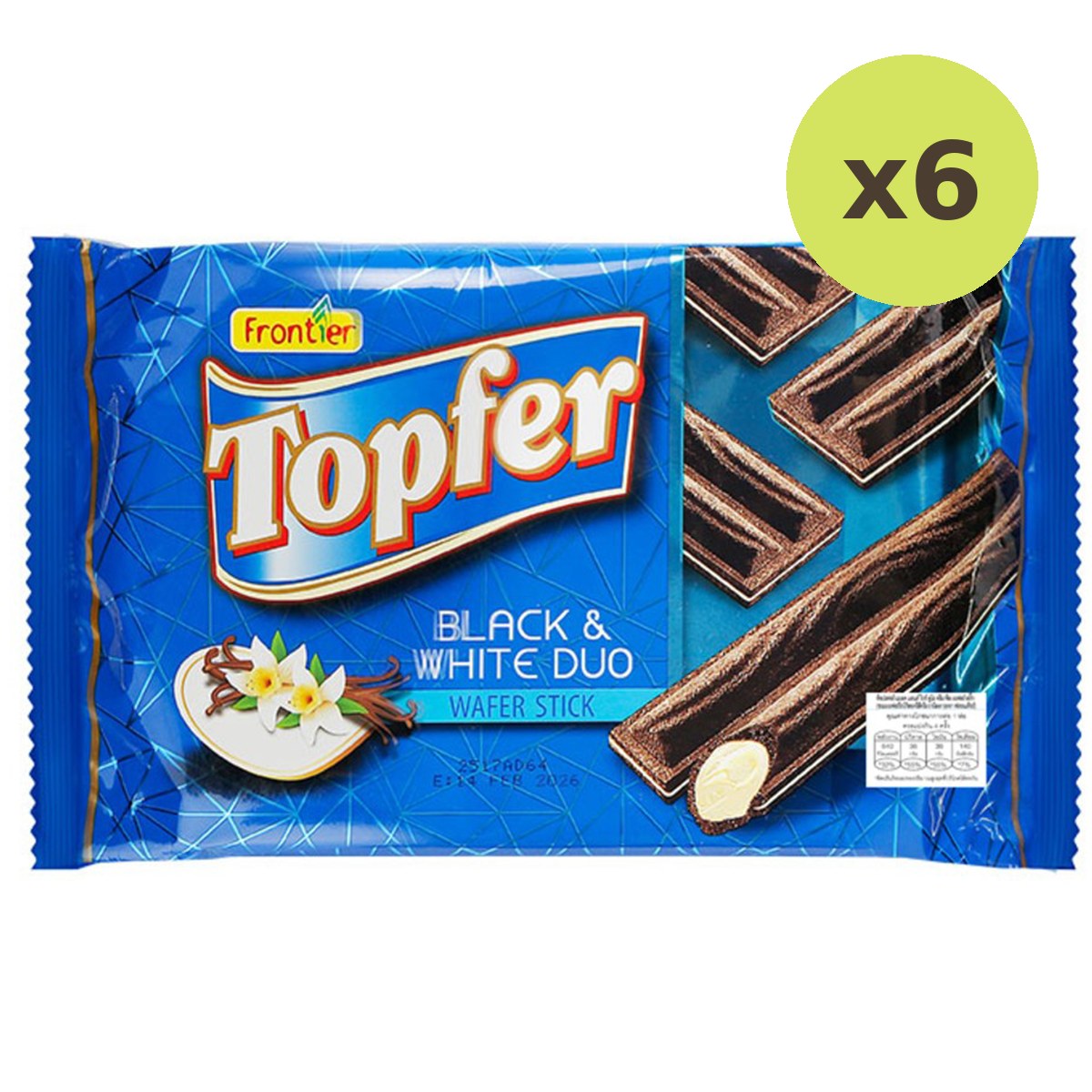 Frontier Topfer Black And White Duo Wafer Stick