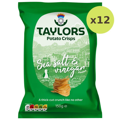 Taylors Sea Salt & Vinegar Flavour Potato Crisps