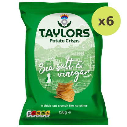 Taylors Sea Salt & Vinegar Flavour Potato Crisps