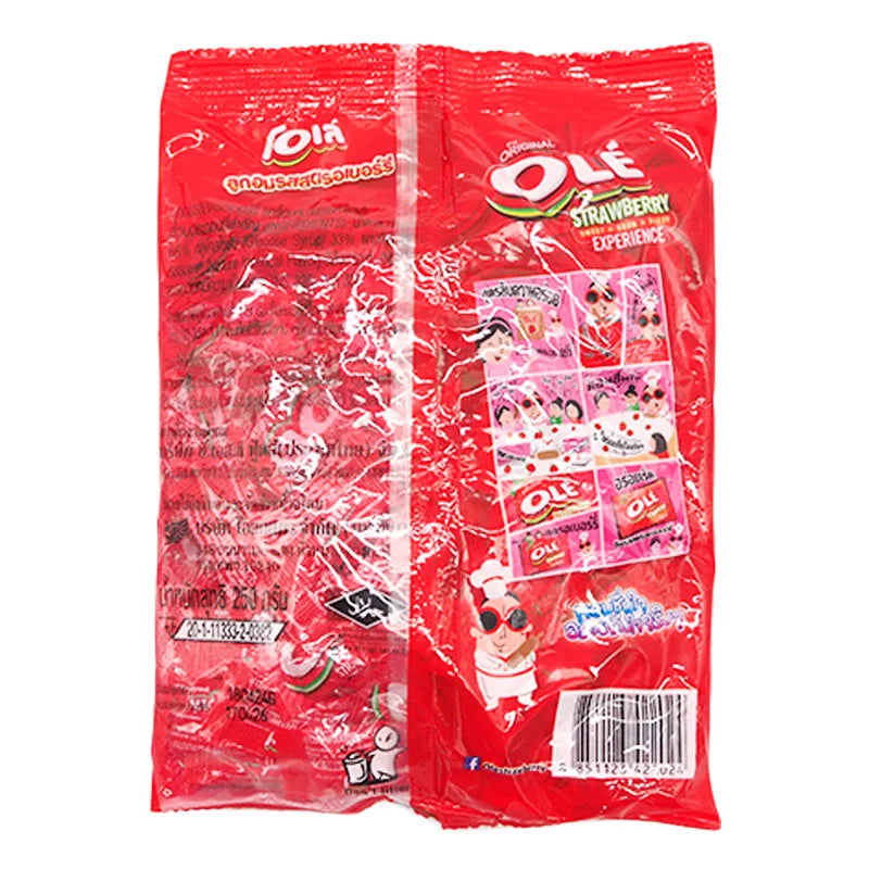 OLE Candy Strawberry Flavoured 100 Tablet
