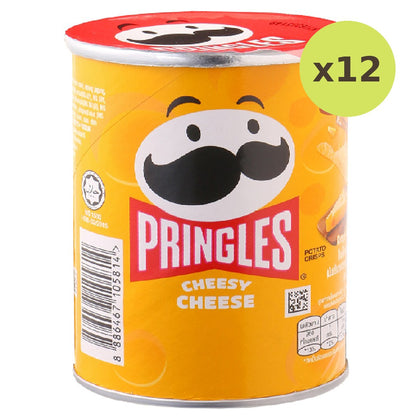 Pringles Potato Crisps Cheesy Cheese Flavor