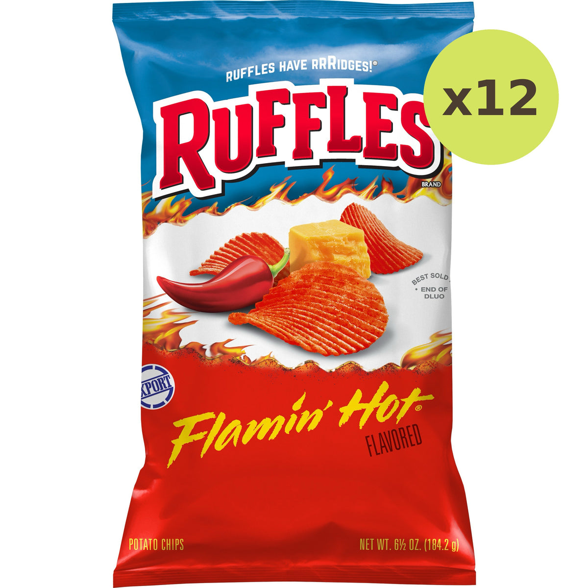 Ruffles Flamin Hot Flavored Chips