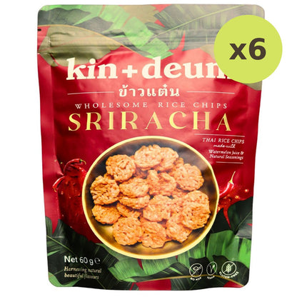 Kin Deum Wholesome Rice Chips Sriracha