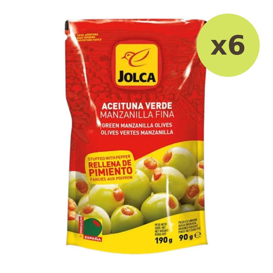 Jolca Pepper Paste Stuffed Manzanilla Olives 190g