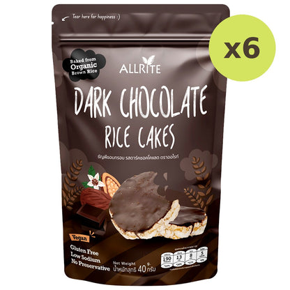 Allrite Dark Chocolate Organic Rice Cakes