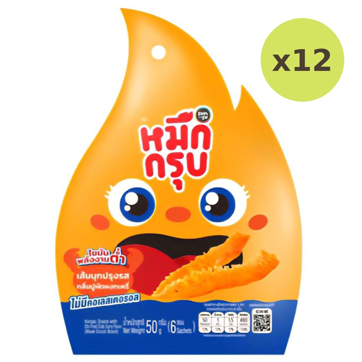 Muek Groob Konjac Snack With Stir Fried Crab Curry Flavor