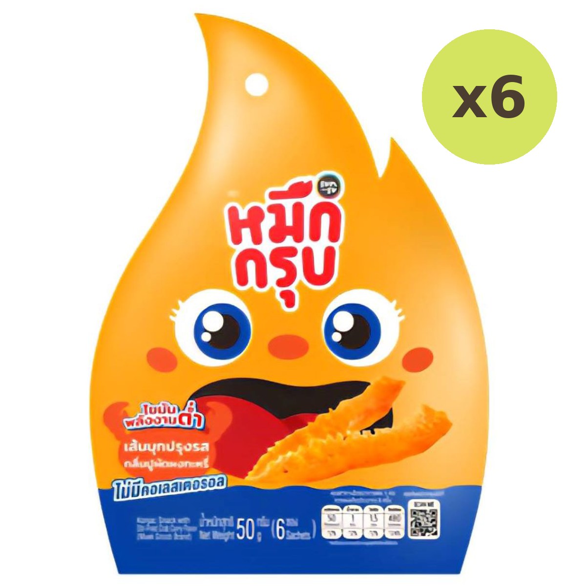 Muek Groob Konjac Snack With Stir Fried Crab Curry Flavor