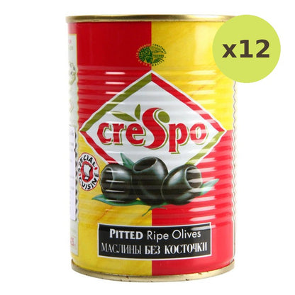 Crespo Black Pitted Olive 425g