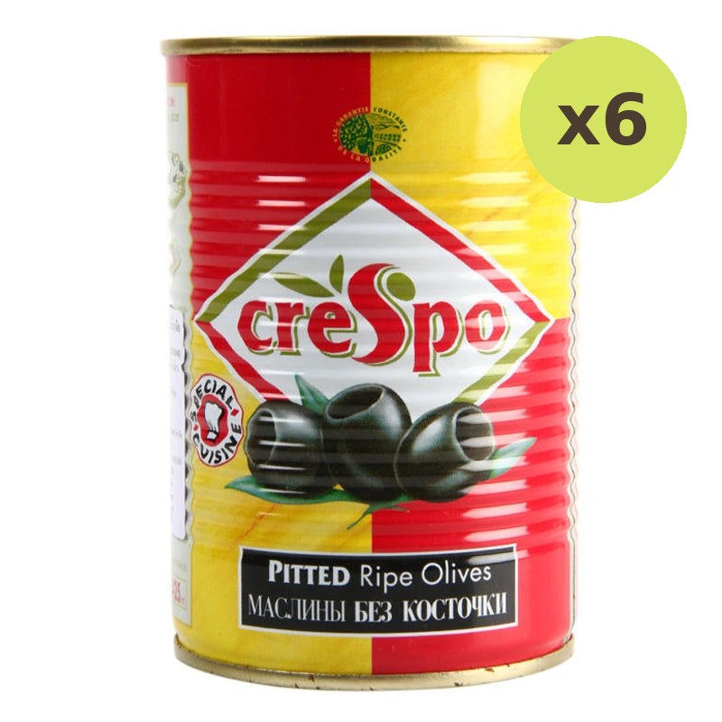 Crespo Black Pitted Olive 425g