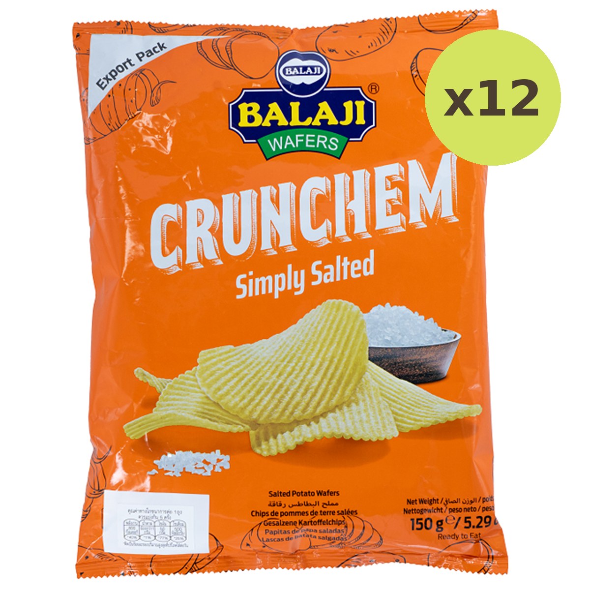 Balaji Wafers Simply Salted Potato Chips