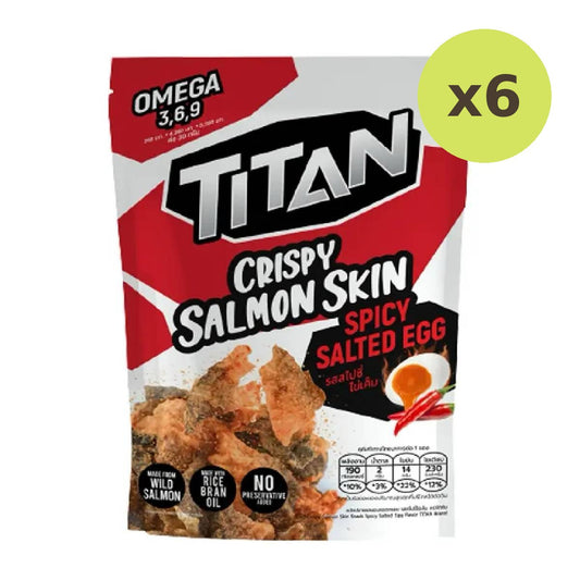 Titan Crispy Salmon Skin Spicy Salted Egg
