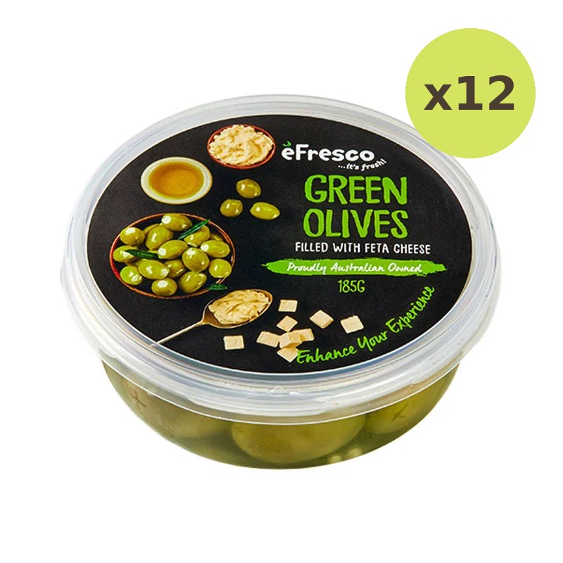 Makro Green Olives With Feta Cheese 185g