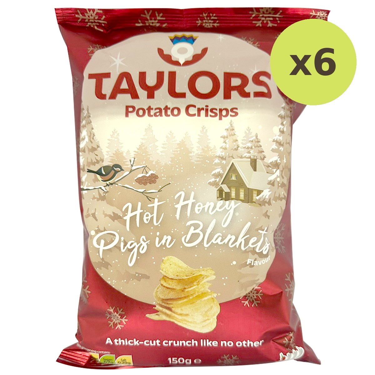 Taylors Hot Honey Pigs in Blankets Crisps