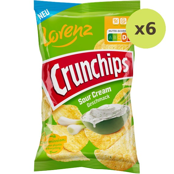 Lorenz Crunchips Sour Cream