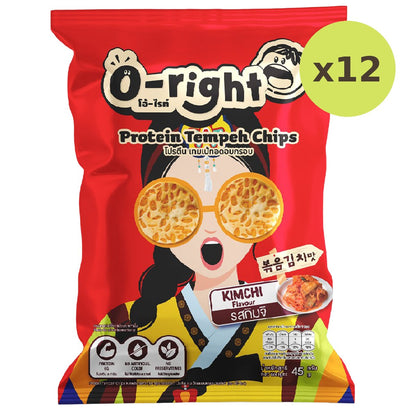 O-Right Protien Tempeh Chips Kimchi