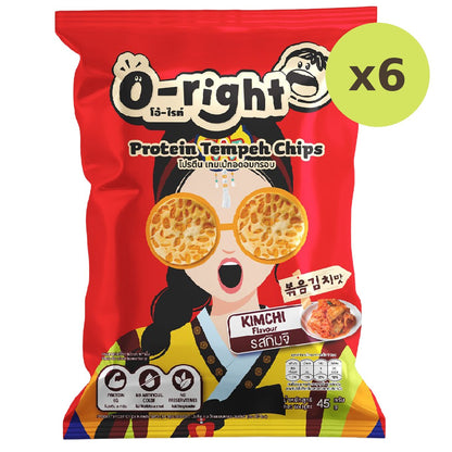 O-Right Protien Tempeh Chips Kimchi