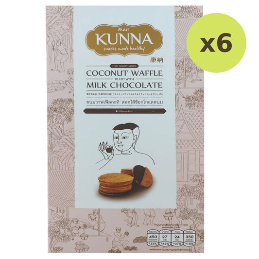 Kunna Coconut Waffle Filled With Milk Choc