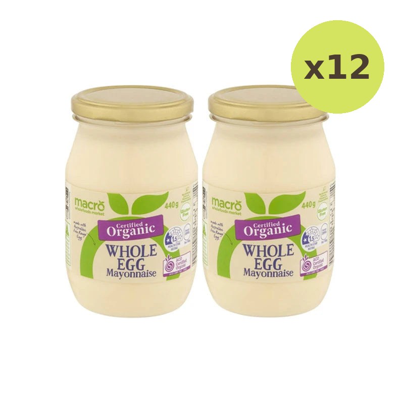 Woolworths Macro Organic Whole Egg Mayonnaise With Free Range