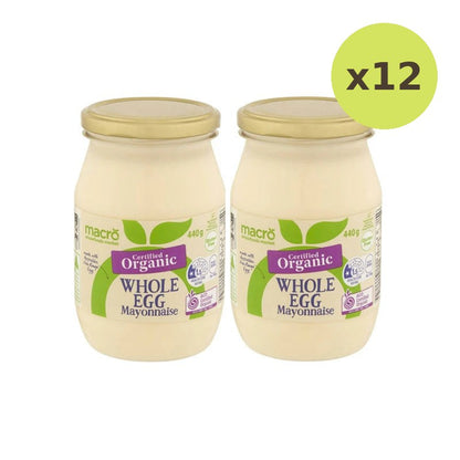 Woolworths Macro Organic Whole Egg Mayonnaise With Free Range