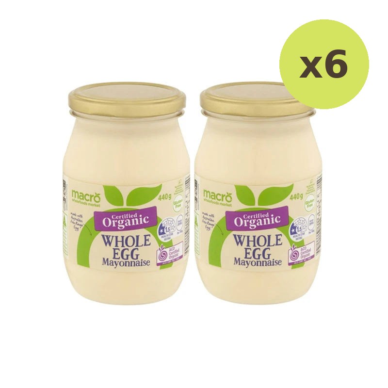 Woolworths Macro Organic Whole Egg Mayonnaise With Free Range
