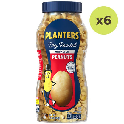 Planters Peanuts Dry Roasted Unsalted