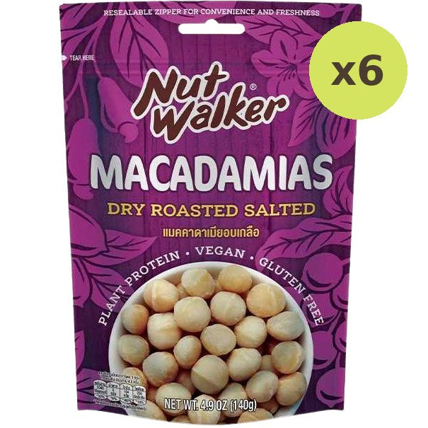 Nut Walker Dry Roasted Salted Macadamias
