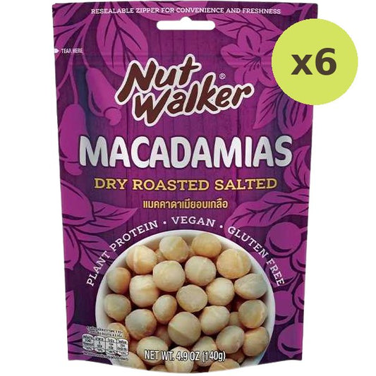 Nut Walker Dry Roasted Salted Macadamias