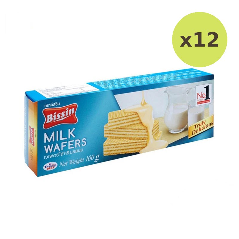 Bissin Milk Wafers 100g