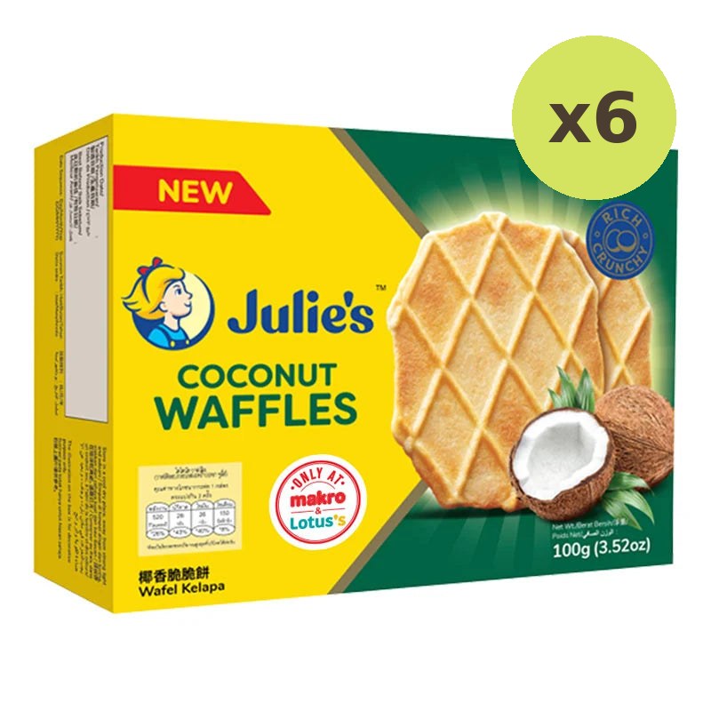 Julies Coconut Waffles 100g