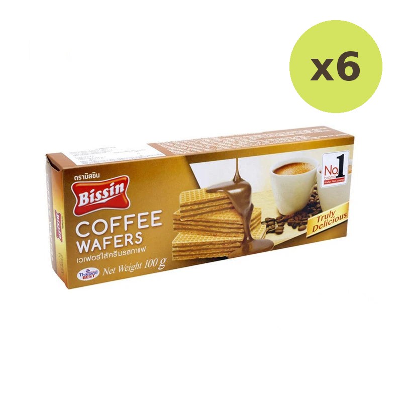 Bissin Coffee Wafers 100g