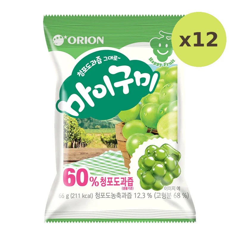 Orion My Gummy Green Grape Jelly 66g