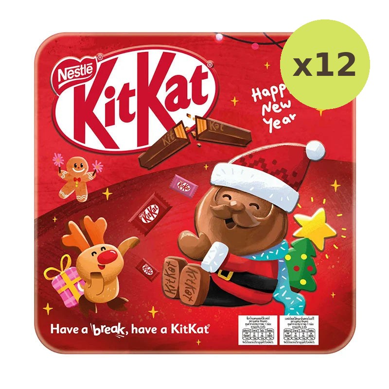 Kitkat Chocolate Festive Tin Box 85g