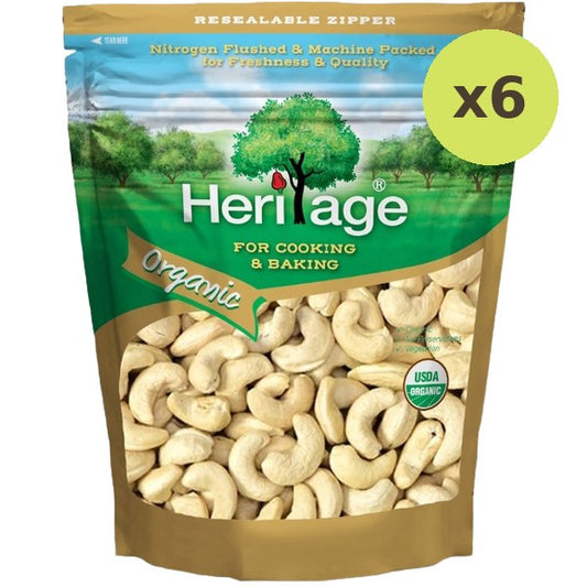 Heritage Organic Whole Cashew Nuts