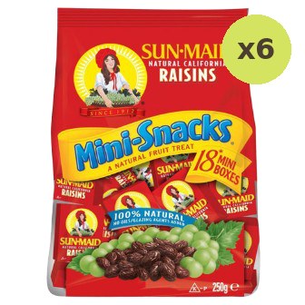 Sunmaid Raisins Mini Snacks