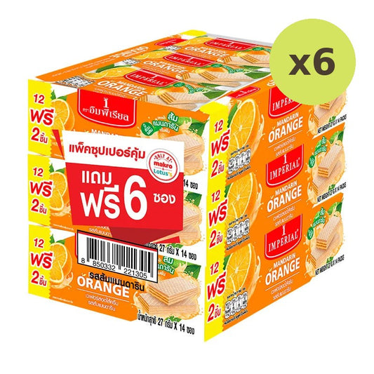 Imperial Wafers Filled With Mandarin Orange Cream Flavoured 378g