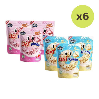 Nezline Oat Rings In Snacks 3 Straws Milk 60g
