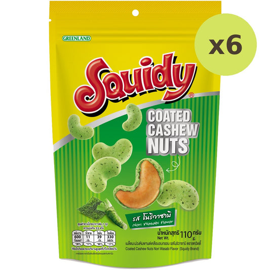 Squidy Coated Cashew Nuts Nori Wasabi