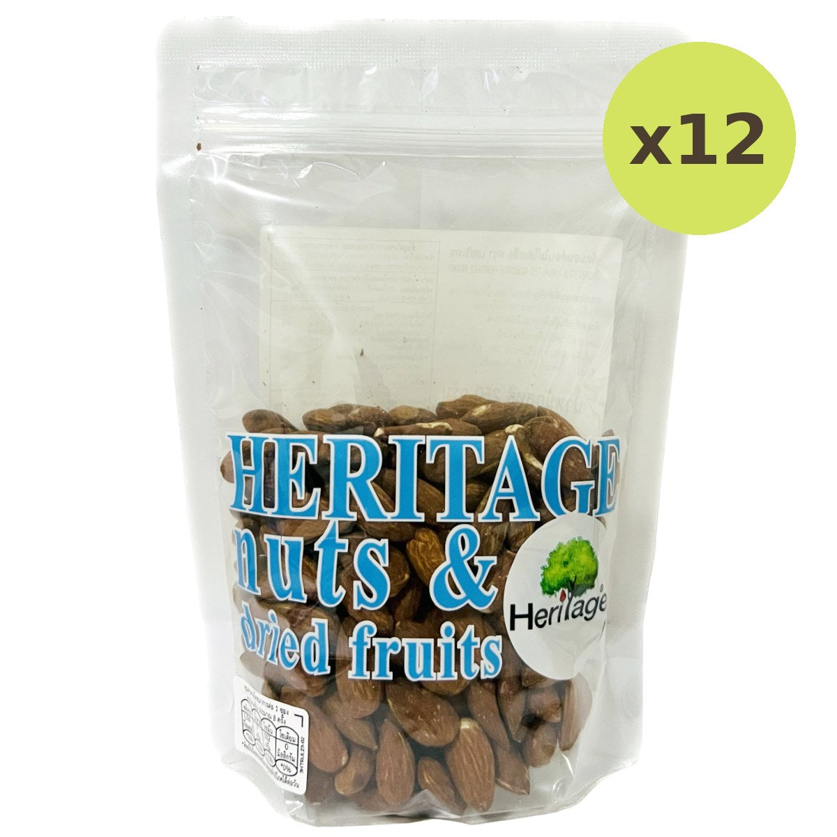 Heritage Roasted Unsalted Almonds