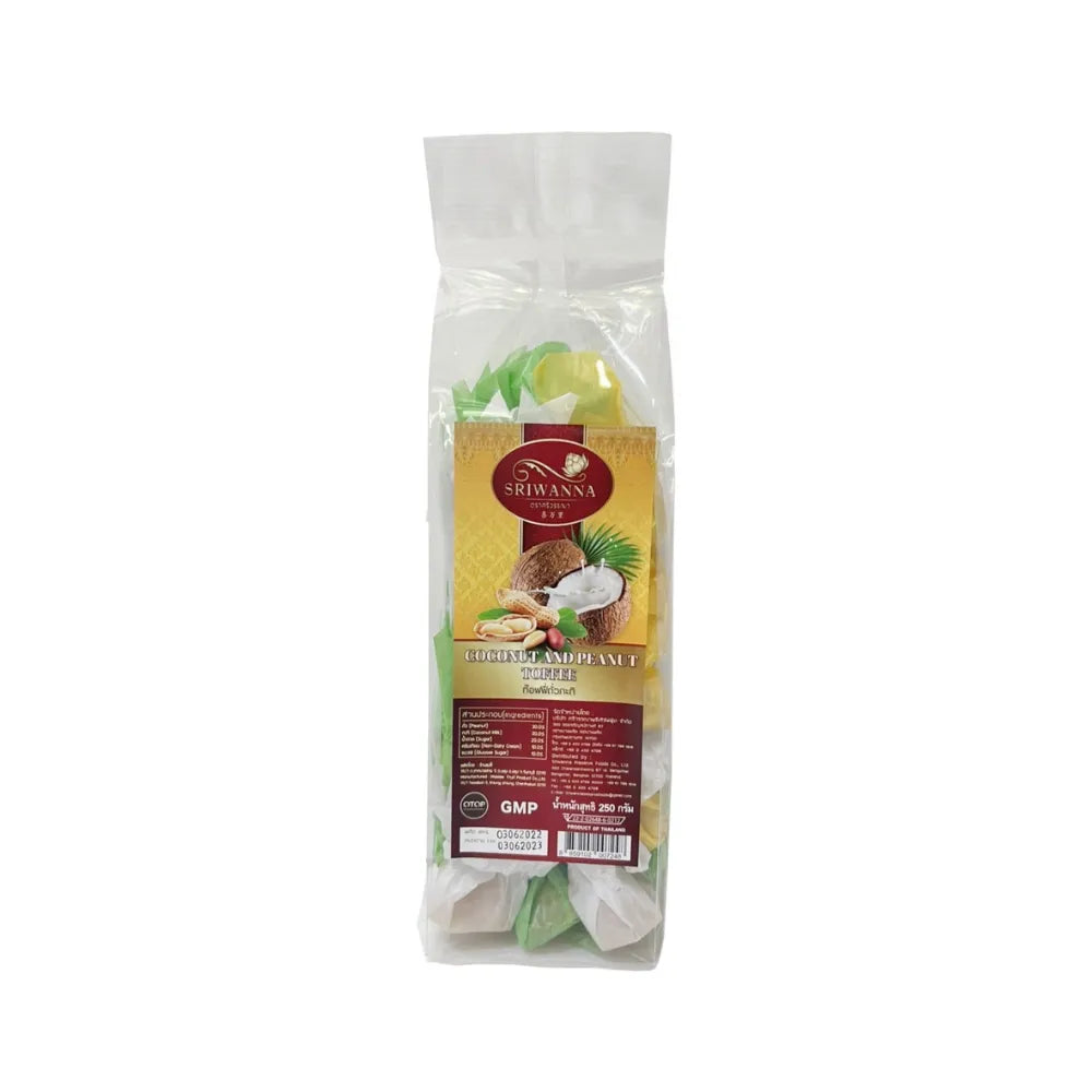 SRIWANNA Coconut And Peanut Toffee 250g