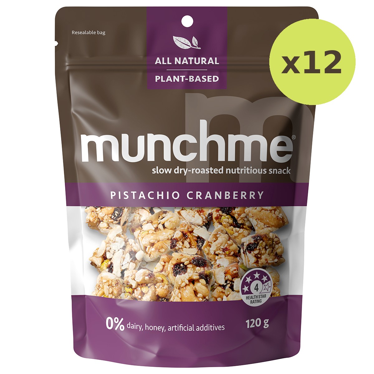 Munchme Pistachio Cranberry