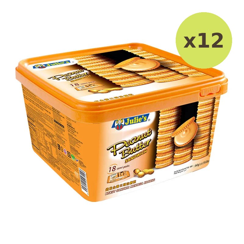 Julies Peanut Butter Sandwich Biscuits 540g