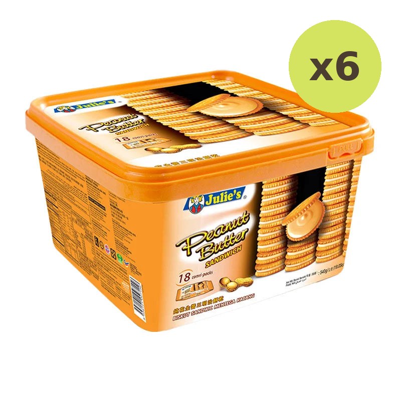 Julies Peanut Butter Sandwich Biscuits 540g