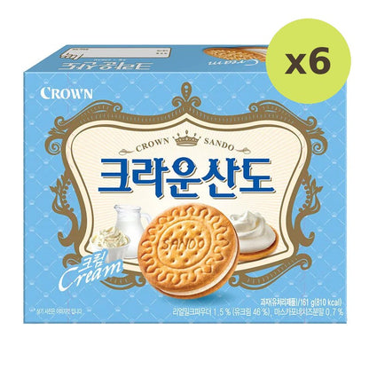 Crown Sando Cream Biscuit 161g